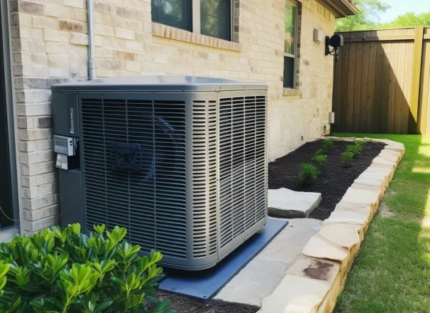 hvac system outside of home in texas