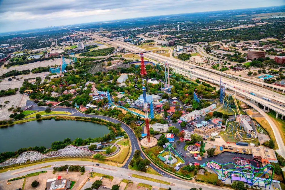 six flags over texas in arlington texas