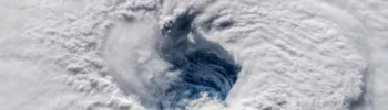 hurricane florence from space