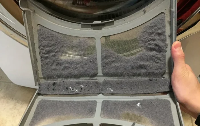 how to clean lint trap on dryer