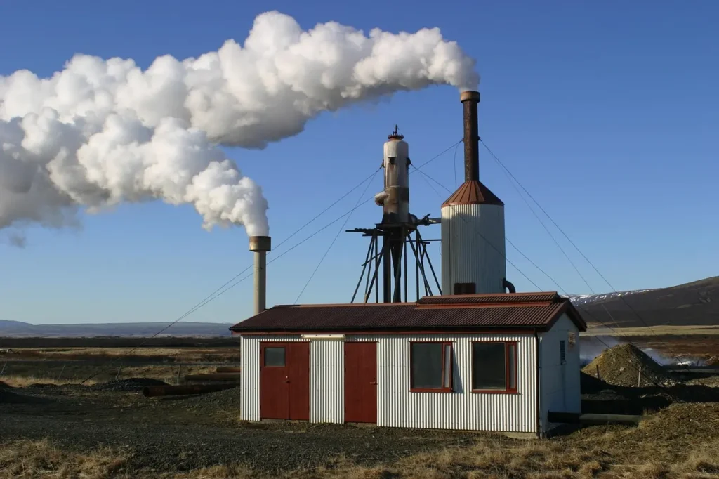Geothermal energy plant in Iceland
