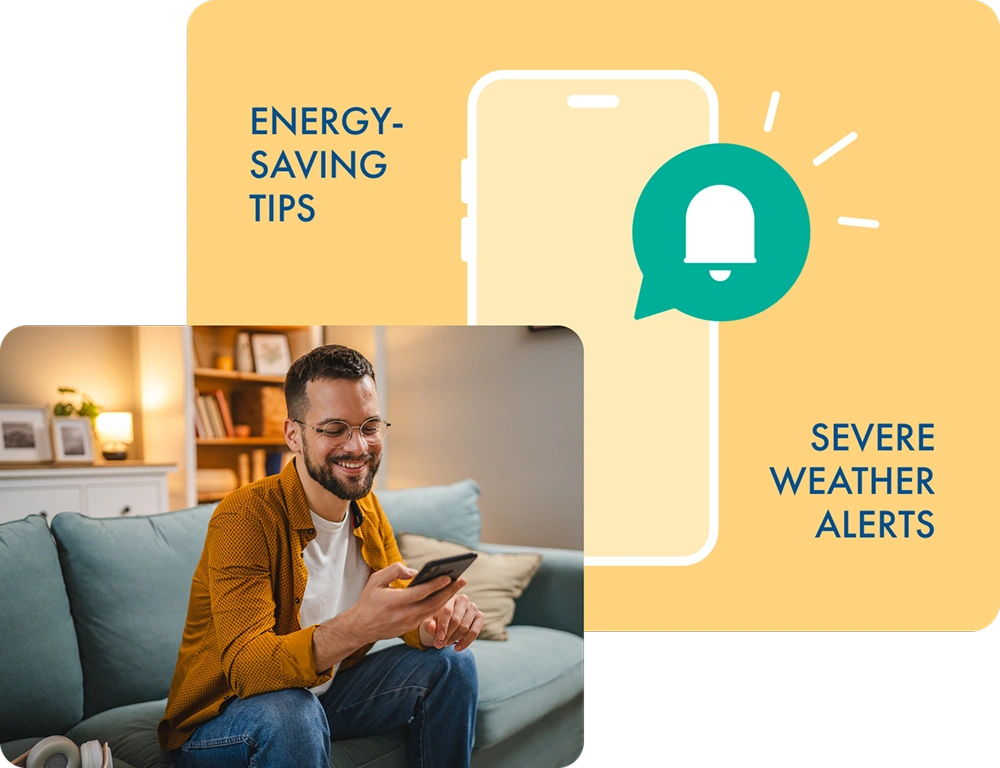 spark alerts energy saving tips weather alerts