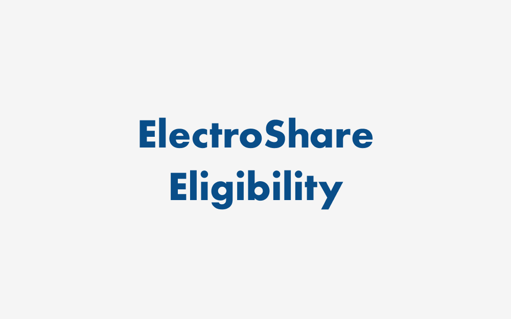electroshare eligibility