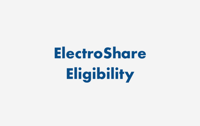 electroshare eligibility