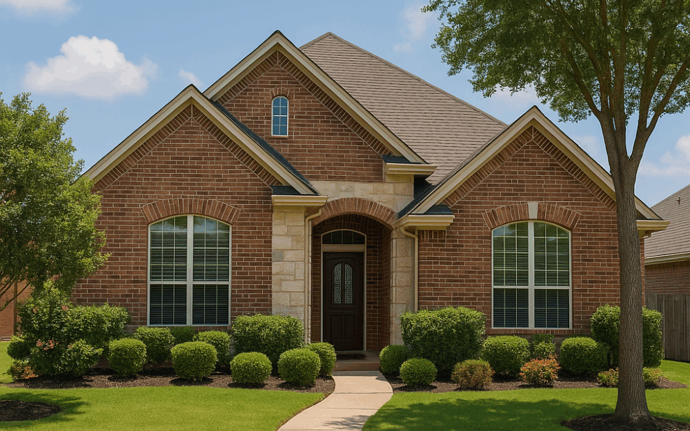 AI generated image of a home in Texas