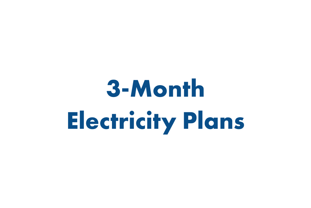 3-month electricity plans