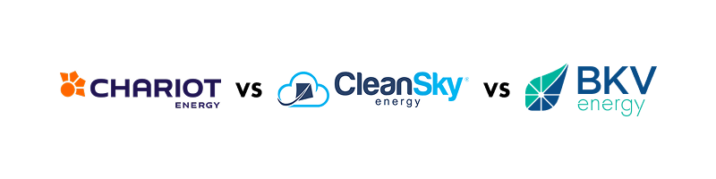 chariot energy vs cleansky energy vs bkv energy