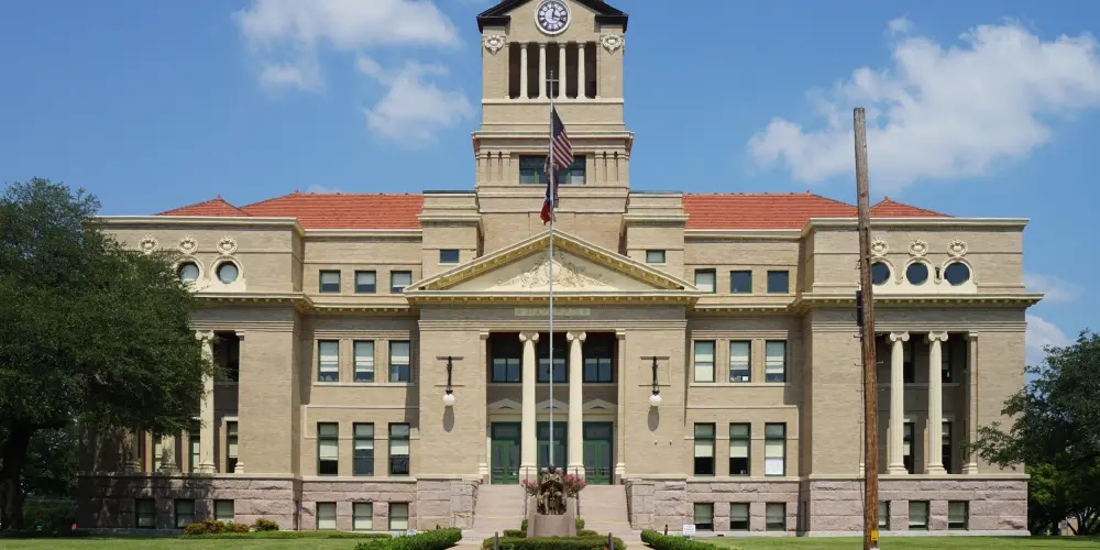navarro county courthourse in corsicana, texas