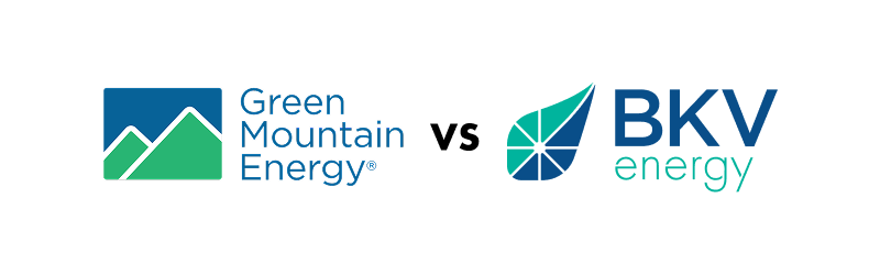 green mountain energy vs bkv energy electricity rate comparison