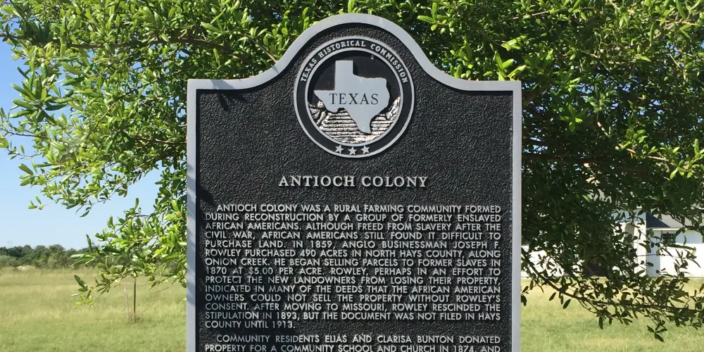 antioch colony historical marker