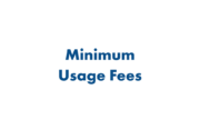 minimum usage fees