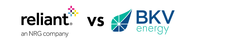 reliant energy vs bkv energy electricity rate comparison