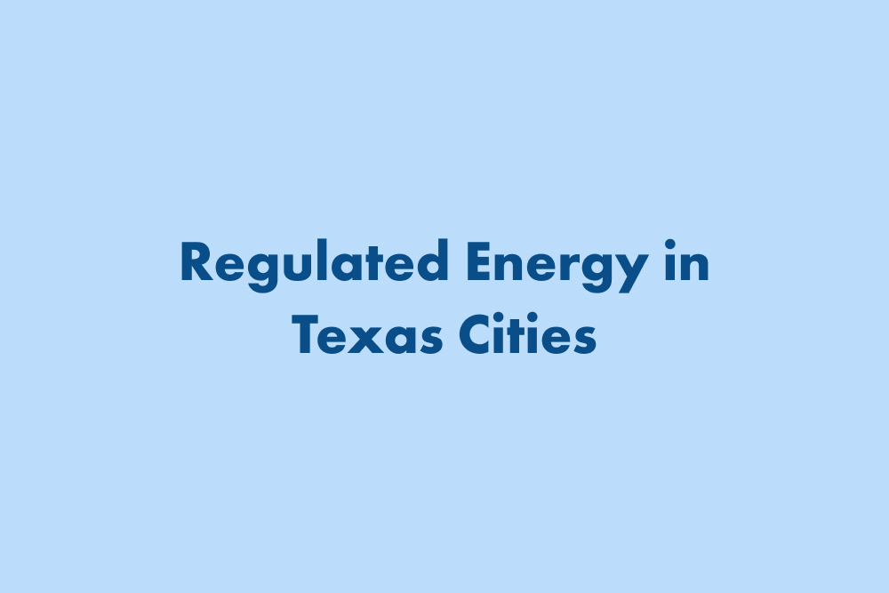 regulated energy markets in texas